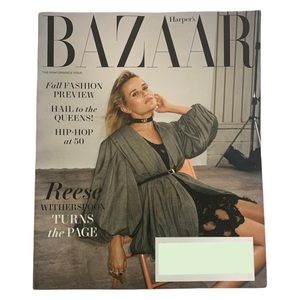 Harpers Bazaar Magazine August 2023 Reese Witherspoon Fall Fashion Hip Hop At 50